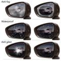 Cloudsale 2PCS Car Rearview Mirror Film, Anti Fog Film Car Rear View Mirror Waterproof Film Protective Film Anti Glare Rain-Proof Anti Water Protector for Car Mirrors in Oval Shape.