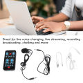 Mini Voice Changer Card 8 Sound Effects Support Multi Languages Beautification Handheld Sound Card for Mobile Phone Computer NEW. 
