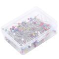 250 Pieces Sewing Pins Ball Gl Head Pins Straight Quilting Pins For Dressmaker Jewelry Decoration(null)..