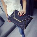 SHUJIN Women Evening Clutch Bags Pouch Sequins Envelope Black Handbag Party Bag Solid Wedding Day Clutches Makeup Bag 2020. 