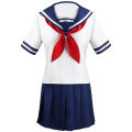 Game Yandere Cosplay Costume Ayano Aishi Uniform Chan JK School Women Outfit Sailor Suit T-shirt+Skirt Cosplay Gift. 