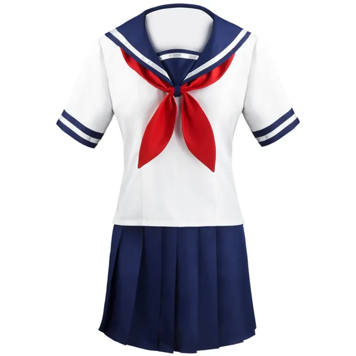 Game%20Yandere%20Ayano%20Aishi%20Cosplay%20Costumes%20Dress%20Osana%20Najimi%20Girls%20School%20JK%20Uniform%20Sailor%20Shirt%20Skirt%20Dress%20Clothes%20-%20Image%202