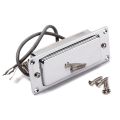 Chrome galactic Mini LP Guitar Humbucker Pickup Sealed Pick Up Music Repair Parts.