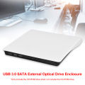 【100%-original】 Drive Enclosure 5Gbps 12.7mm USB 3.0 SATA External -ROM RW Player Optical Drives Enclosure Case for Desktop. 