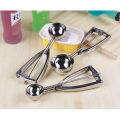 Stainless Steel Ice Cream Scoop Multi Use Food Spoon (Silver)(Pack of 1). 