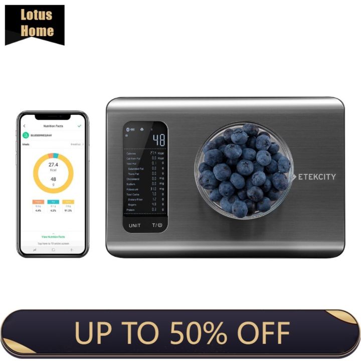 Food Scale Smart Nutrition Scale, Measure in Ounces, Grams or Milliliters Kitchen Tools Gadgets