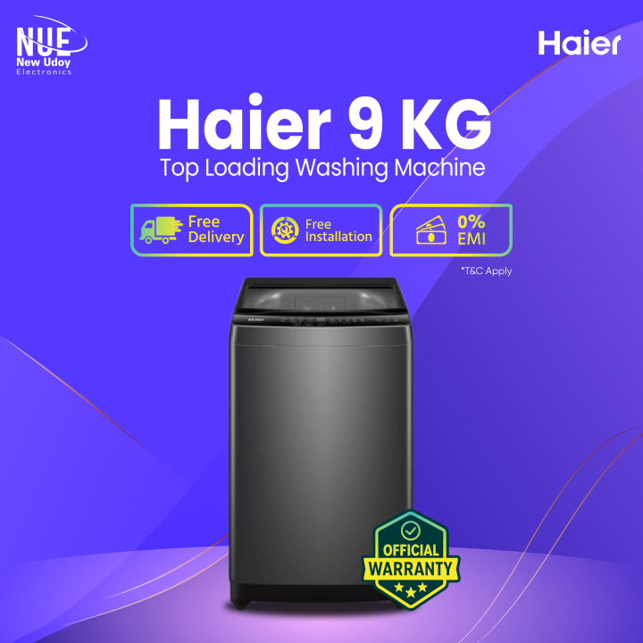 Haier 9KG Top Loading Automatic Washing Machine (HWM90-316S6) FREE ...