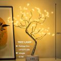 108 LED Spirit Tree Lamp, DIY Artificial Tree Lamp, USB/Battery Touch Switch, Decoration of Children's Room, Bedroom, Living Room, Party, Wedding. 