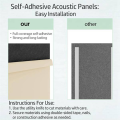 12Pack Self-Adhesive Acoustic Panels,Sound Proof Foam Panels, High Density Soundproofing Wall Panels Easy Install Black 15.7X12X0.4In. 