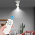 Smart Device Wireless Remote Control Light Bulb Base Lamp Holder AC85-265V Smart Timer Switch 10m Range Intelligent LED Lamp Base Ceiling. 