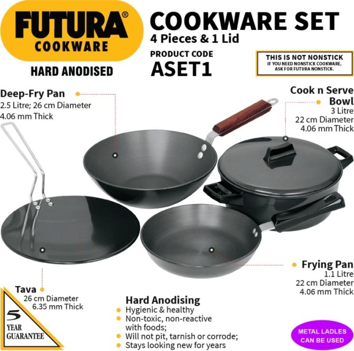 Hawkins%20Futura%20Cookware%20Set%20(ASET1)%204%20Pc%20Cookware%20Set%20%20(Hard%20Anodised,%20Aluminium,%204%20-%20Piece)%20-%20Image%202