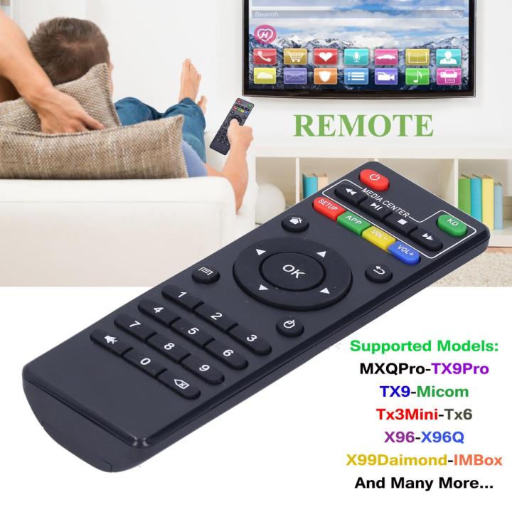 Remote Control For MXQ, MXQ Pro 4K, X96, X96mini, X96Q, TX9 Pro, TX3min, TX6, T95X, T95M, T95N Android Smart TV Box.
