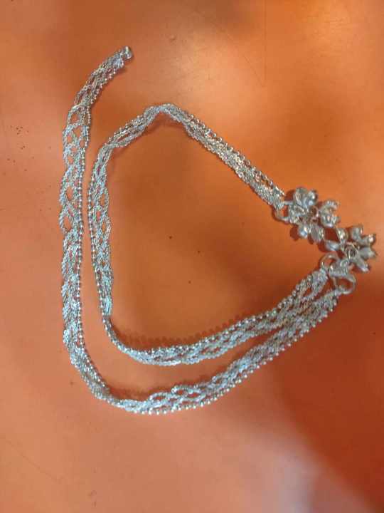Nupur 2 pieces Exclusive Charming Looking Stylish New Anklet ( Payel ) nupur For girl and Women - 1 pair