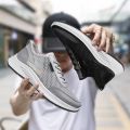 Summer New Men's Shoes Mesh Sneaker 39-44 Large Mesh Breathable Wicking Fashion Flying Woven Shoes Sandals.