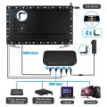 Smart Ambient TV Led Backlight For 4K HDMI 2.0 Device Sync Box Led Strip Lamp PC Monitor Back Lights Kit Works with Alexa Google.