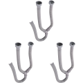 TWEXQNY 3pcs 3.5Ft Washing Machine Pvc Y Shaped Drain Discharge Hose Washer Pipe Connector , with 2 Waterproof Rings.