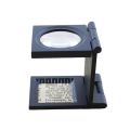 Linen Test Three Folding Counting Magnifiers With Scale Textile Jewelry Collection Repair. 