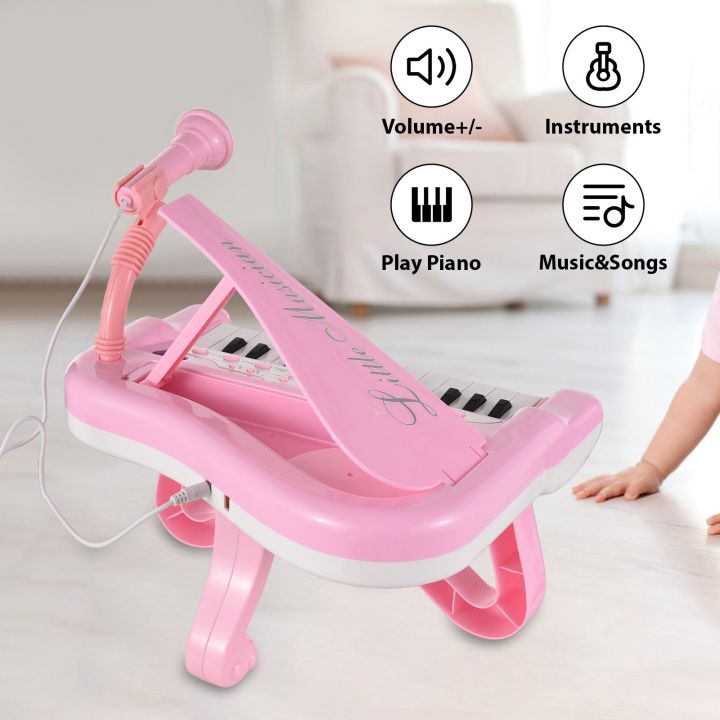 DJ201%2025-Key%20Electronic%20Keyboard:%20Mini%20Musical%20Instrument%20with%20Rotatable%20Microphone%20-%20Image%205