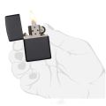 Zippo Lighter with - BLACK GLOSSY. 