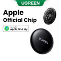 UGREEN Wireless Bluetooth 5.2 Key Finder Security Smart Tra-cker Mini Anti-Lo-st Tra-ck Device for iPhone iPad Document Smart Key Tag Locator Track. 