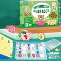 Baby Montessori Busy Book Board Kid Early Learning Cognitive Puzzle Children Paste Book Educationa Toys Sticker Quiet Book. 