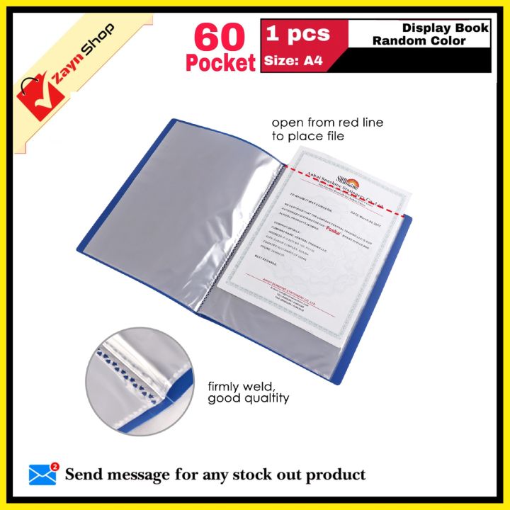 Display%20Book%2060%20Pocket%20Thin%20Plastic%20File%20Folder%20Display%20Presentation%20Book,%20A4%20Size%20Random%20Color%201pcs%20-%20Innovative%20Design%20-%20Organize%20with%20Style%20-%20Image%203