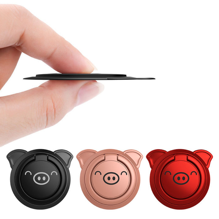 Mobile%20phone%20holder%20electroplating%20highlight%20pig%20finger%20ring%20buckle%20gift%20ring%20LOGO%20magnetic%20car%20mobile%20phone%20holder%20creative%20wholesale%20-%20Image%205