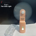 SD-69 Mini Pocket Fan With Troch Light Rechargeable Powerful Fan Foldable wing with Torch and Flashlight.