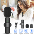 K9 Wireless DuelProfessional Microphone Type-C Lapel Lavalier Microphone Remove Noise For Android Mobile Lindaa.