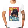 summer top tees Pulp Fiction Film Movie Vincent UC Santa Cruz Banana Slugs T Shirt Printing Tee Shirt. 