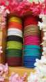 Metal velvet churi for women-36 pieces  / 3 dozons (9 colors). 