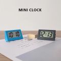 Portable Mini LCD Digital Clock Bedroom Simple Small Electronic Watch Table Student Exam Mute Desktop Clock. 