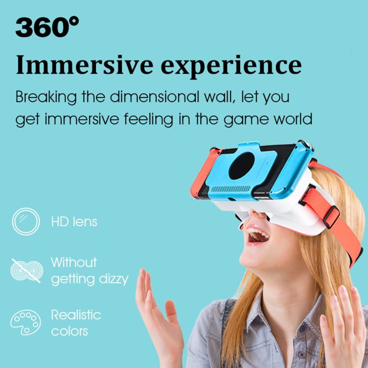 New%20VR%20Glasses%20for%20Nintendo%20Switch/OLED%203D%20Glasses%20Virtual%20Reality%20Movies%20for%20Switch%20Game%20Headset%20Adjustable%20Big%20Lens%20VR%20Glasses%20-%20Image%207