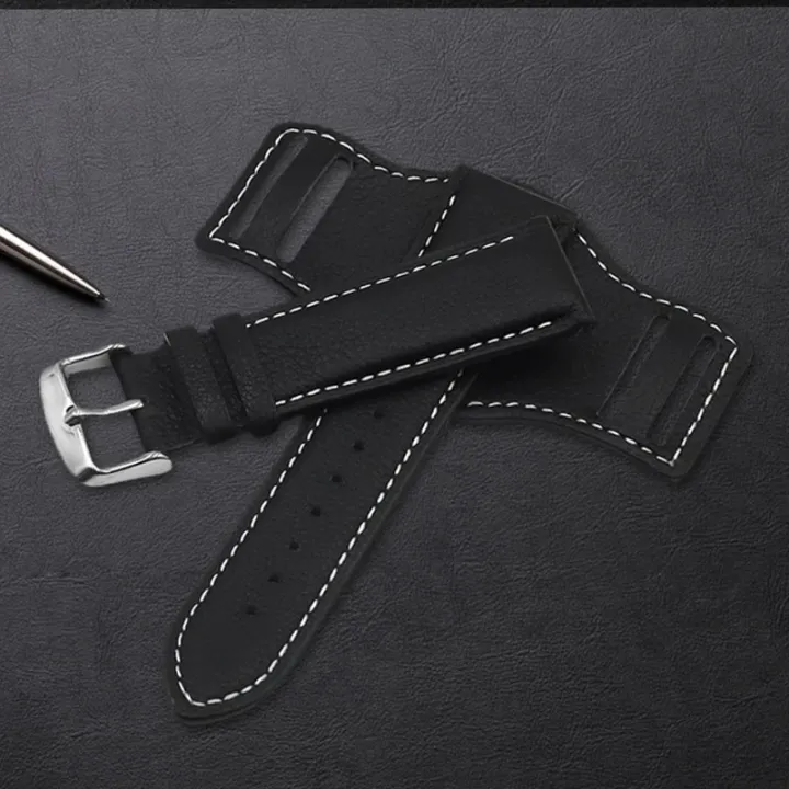 Crazy%20Horse%20Leather%20Bund%20Strap%2018mm%2019mm%2020mm%2021mm%2022mm%20Leather%20Cuff%20Watch%20Strap%20Men's%20Wrist%20Watch%20Band%20Accessories%20for%20Panerai%20-%20Image%205