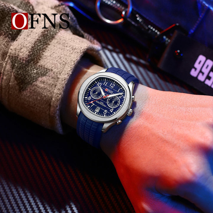 OFNS%20O'Fannie%20Time%20Six-pin%20Digital%20Silicone%20Band%20Sports%20Cross-border%20Luminous%20Calendar%20Student%20Quartz%20Watch%20-%20Image%202