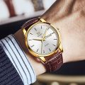 Automatic Watch Fashion Stainless Steel Business Casual Wateproof  Watch  for Men. 