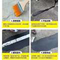 Transparent adhesive, waterproof coating material, polyurethane, toilet exterior wall, roof crack filling and sealing king. 
