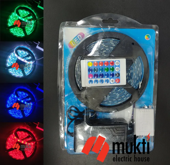 RGB%20LED%20Strip%20Light%2016%20Colors%205%20Meters%20with%20Remote%20Control%20Adapter%20Blue%20Green%20Red%20White%20-%20Image%202