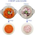 Manual Food Chopper | Hand Push Vegetable Chopper Mixer. 