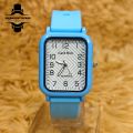 Cart Nick-A22 Fashion Rectangle Simple Women Quartz Watch Sports Silicone Strap Ladies Clock.