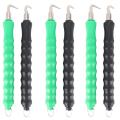 6 Pieces Automatic Rebar Tie Wire Twister, Rebar Tie Wire Twister Tool, Rebar Wire Twister (Curved and Straight Hook).