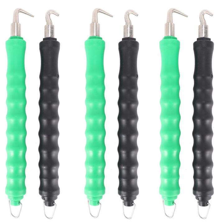 6 Pieces Automatic Rebar Tie Wire Twister, Rebar Tie Wire Twister Tool, Rebar Wire Twister (Curved and Straight Hook)