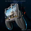 PUBG Mobile Wireless W11+ Gamepad Remote Controller Joystick for iPhone Android - Black. 