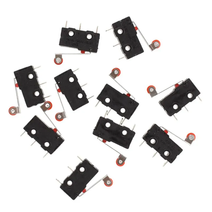 10%20Pcs%20Mini%20Micro%20Limit%20Switch%20Roller%20Lever%20Arm%20SPDT%20Snap%20Action%20LOT%20-%20Image%202