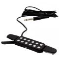 Acoustic Guitar Pickup Electric Transducer / Amplifier Black.
