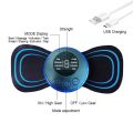 EMS Pocket Body Massager - Blue and Black. 