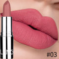 Langmanni 8-color silver matte lipstick non-stick cup long-lasting setting moisturizing moisturizing solid lipstick cross-border. 
