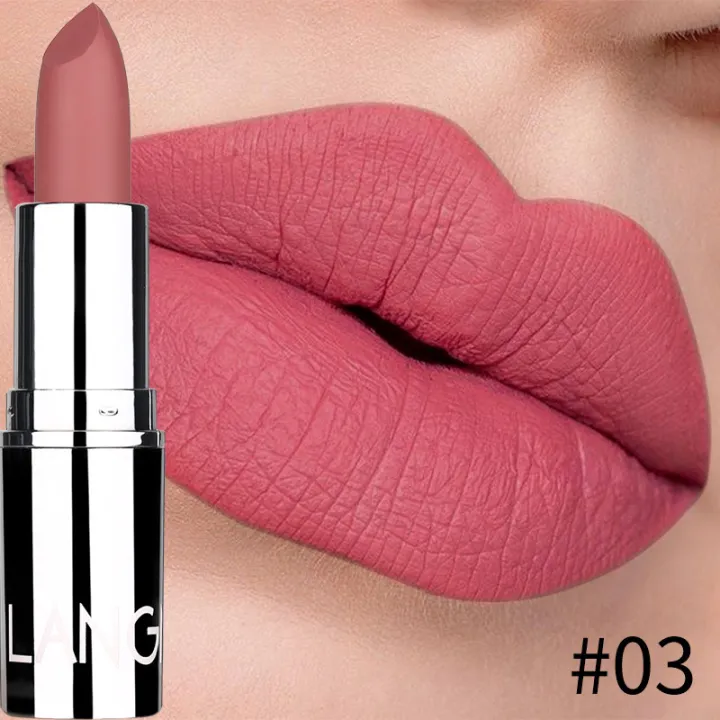 Langmanni%208-color%20silver%20matte%20lipstick%20non-stick%20cup%20long-lasting%20setting%20moisturizing%20moisturizing%20solid%20lipstick%20cross-border%20-%20Image%205