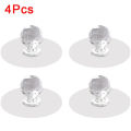 Transparent Crystal Drawer Handle Diamond Shape Self-Adhesive Hook Cabinet Drawer Door Hook Door Wall Décor-Xaey.