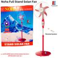 Noha full Stand Solar Fan With Remote /16'' Stand Solar Fan Stepless Speed Switch Floor Fan Noha 16'' dc 12 volt fan. 